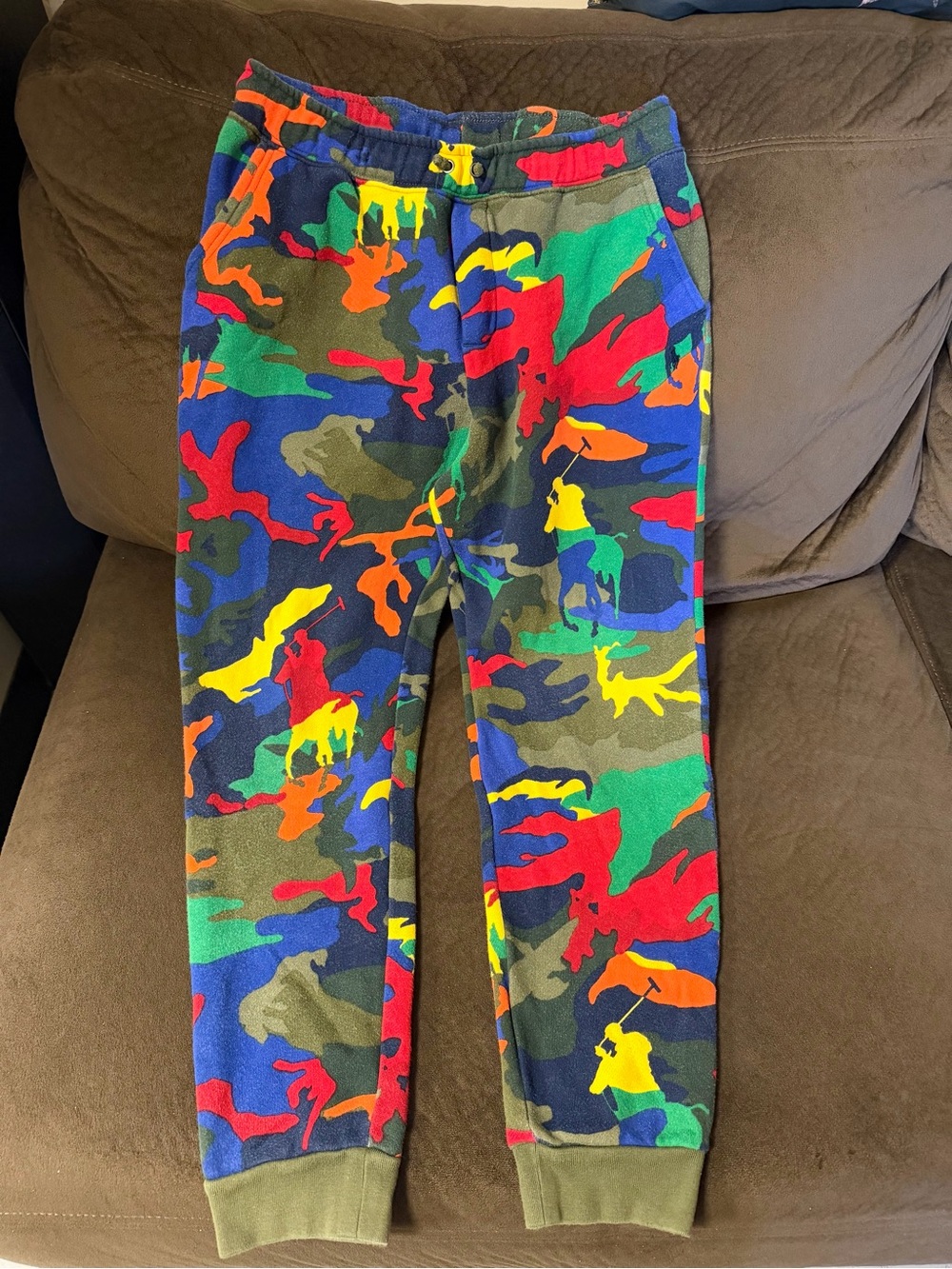Polo by Ralph Lauren Kids Multicolor Camo Joggers